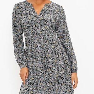 LOFT Garden Midi Shirtdress